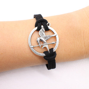 Tree of Life Leather charm Bracelets Bangle Black Rope chain anchor bike OWL cross Heart Jewelry For Women