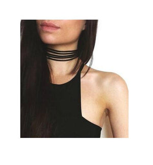 2 Pcs Vintage Retro Black Velvet Choker Necklacefor Women